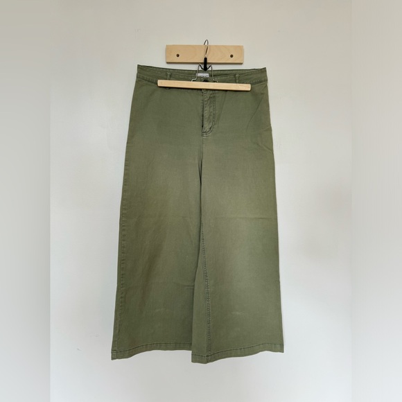 RVCA wide legs chino crop 3/4 trousers - Picture 2 of 4